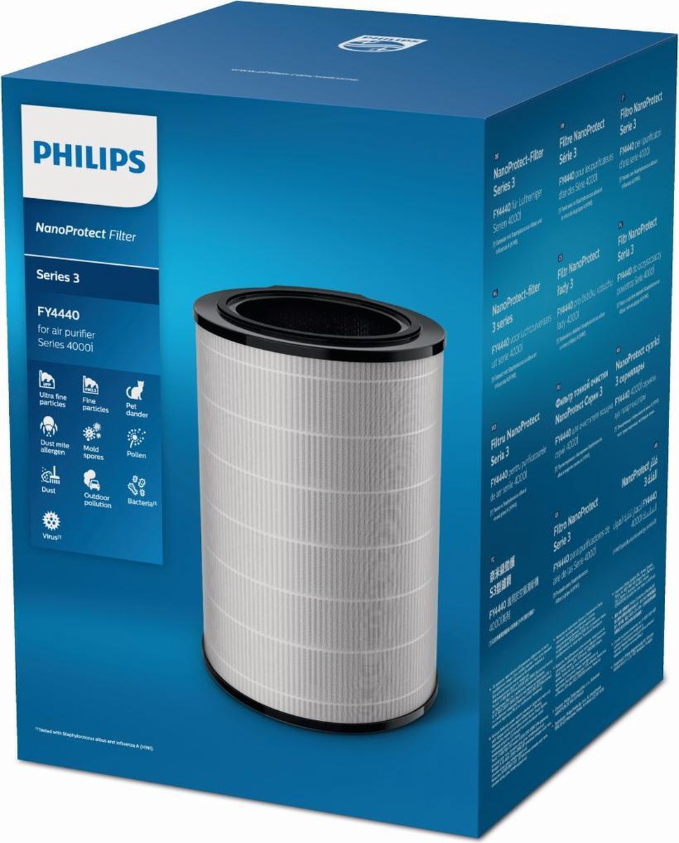 Philips FY3430/30 Nanoprotect series 3 filter - Zwart