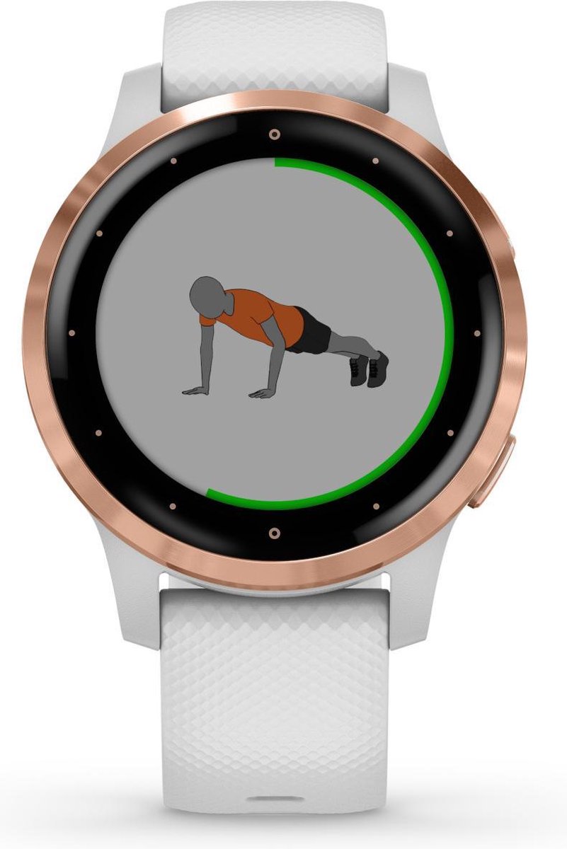 Garmin Vivoactive 4S Rosé Goud/ 40 mm - Wit
