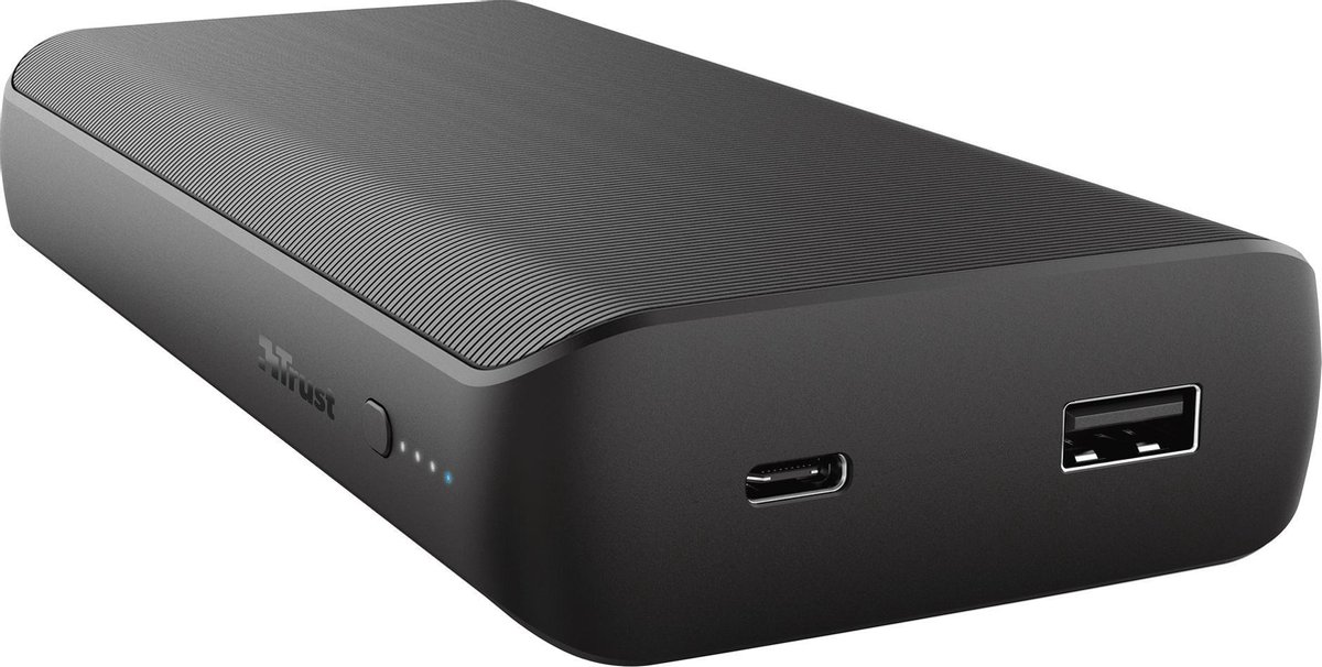 Trust Laro - Laptop Powerbank - voor MacBook - 65W - USB-C - - Zwart