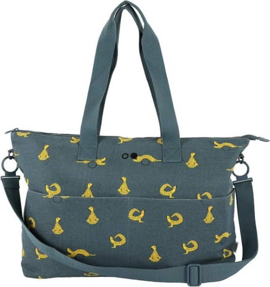 Trixie Kids Mommy Tote Bag Luiertas Incl. Verschoonmatje Whippy Weasel - Blauw