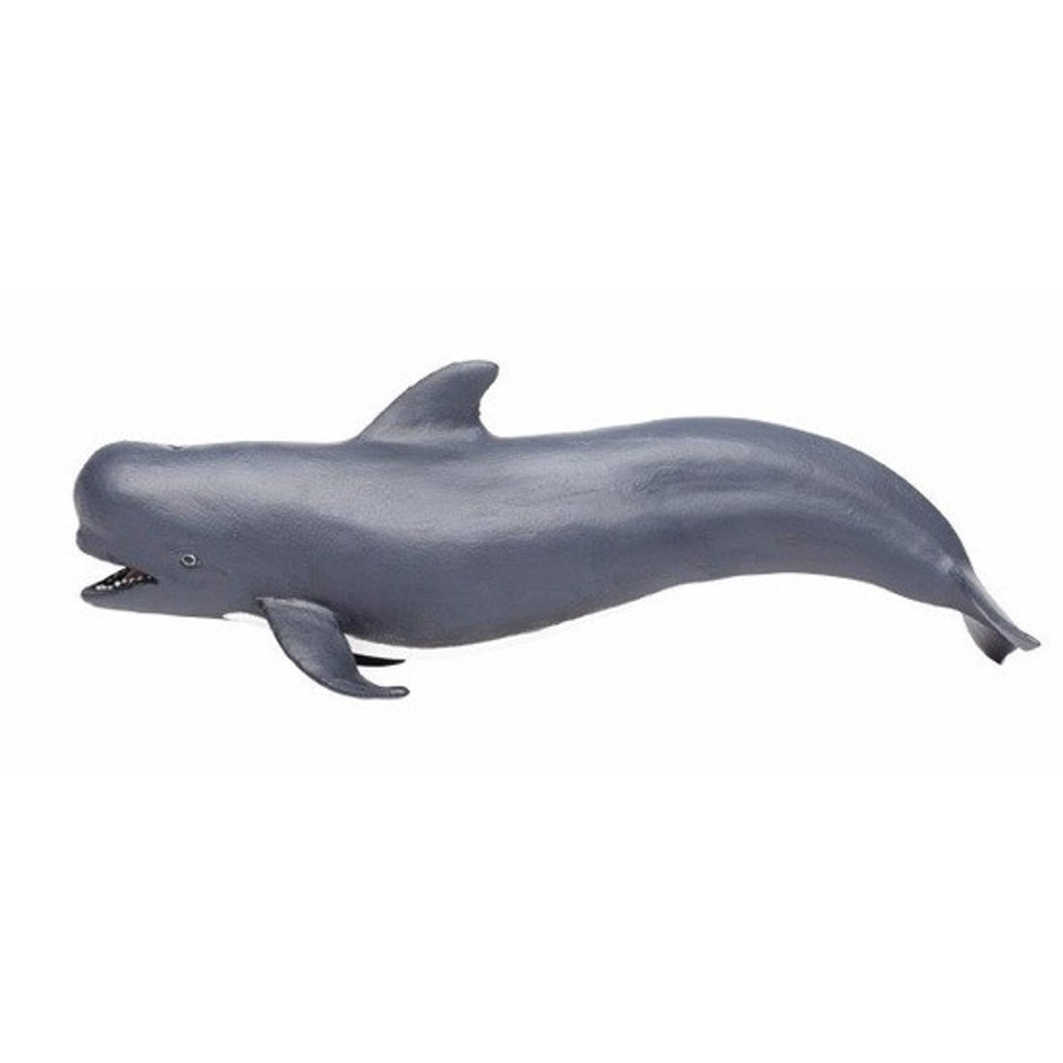 Safari Plastic Griend Dolfijn 14 Cm - Grijs