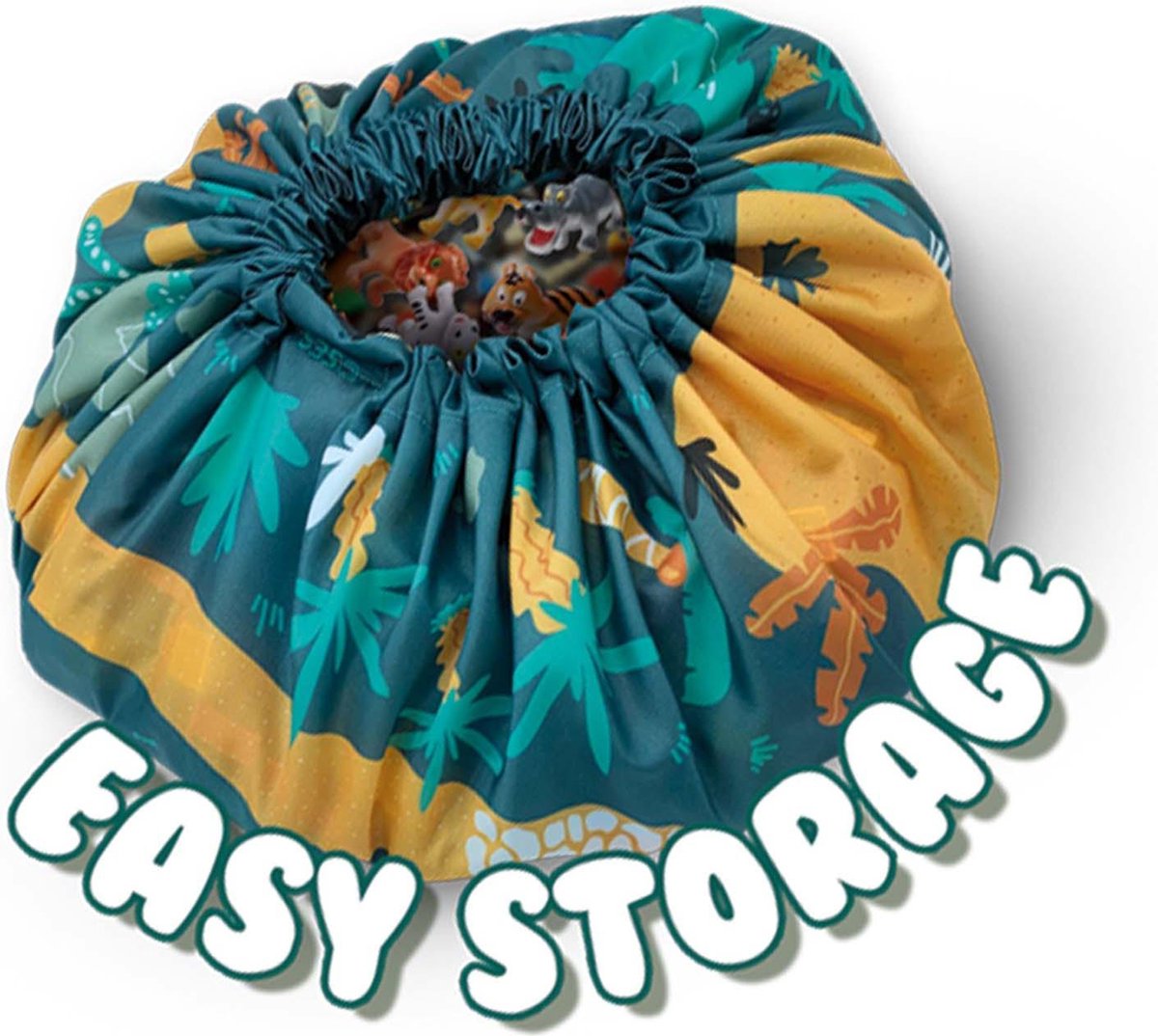 Ses Creative Speelmat Safari Junior 30 X 20 Cm 7-delig - Groen