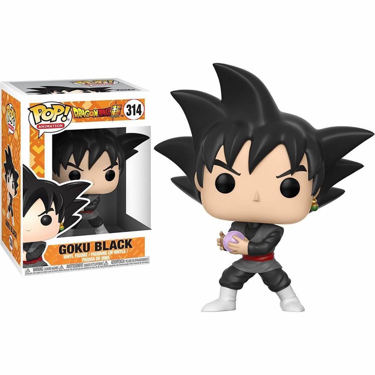 Funko Pop! Animation: Dragon Ball Super - Goku Black - Zwart