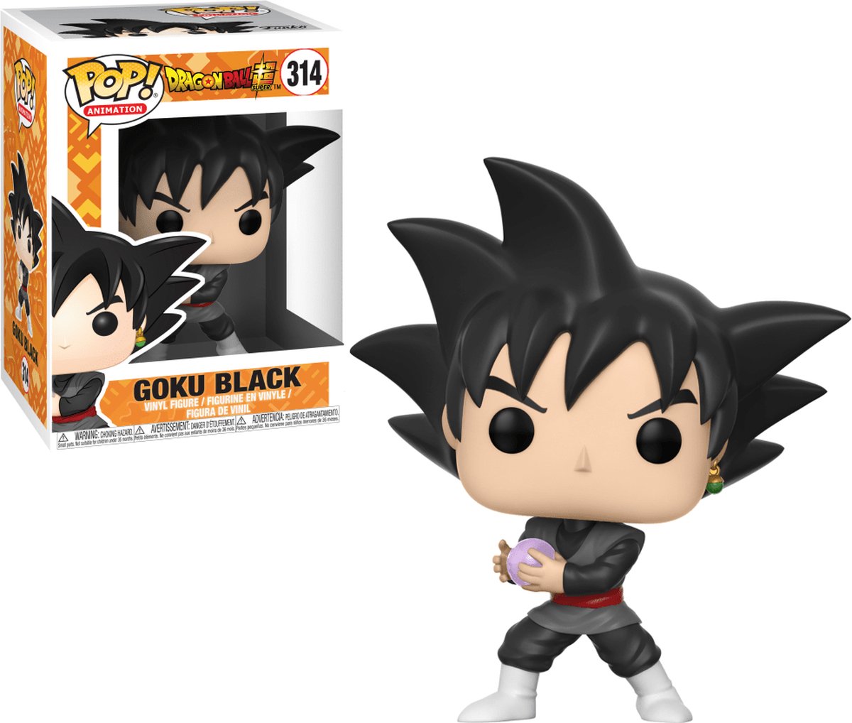 Funko Pop! Animation: Dragon Ball Super - Goku Black - Zwart