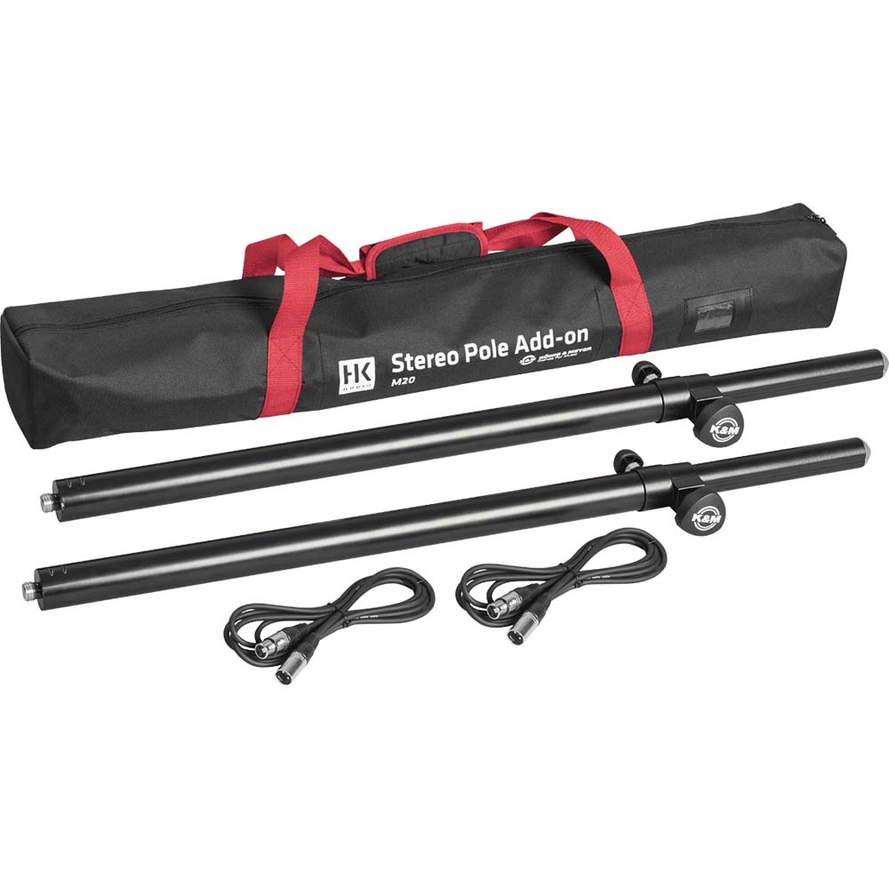 HK Audio SHK PACK-KM20XLR tussenpaal-set met draagtas en XLR