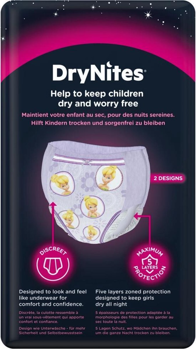Huggies Drynites Luierbroekjes - Medium Girls - 4 t/m 7 jaar