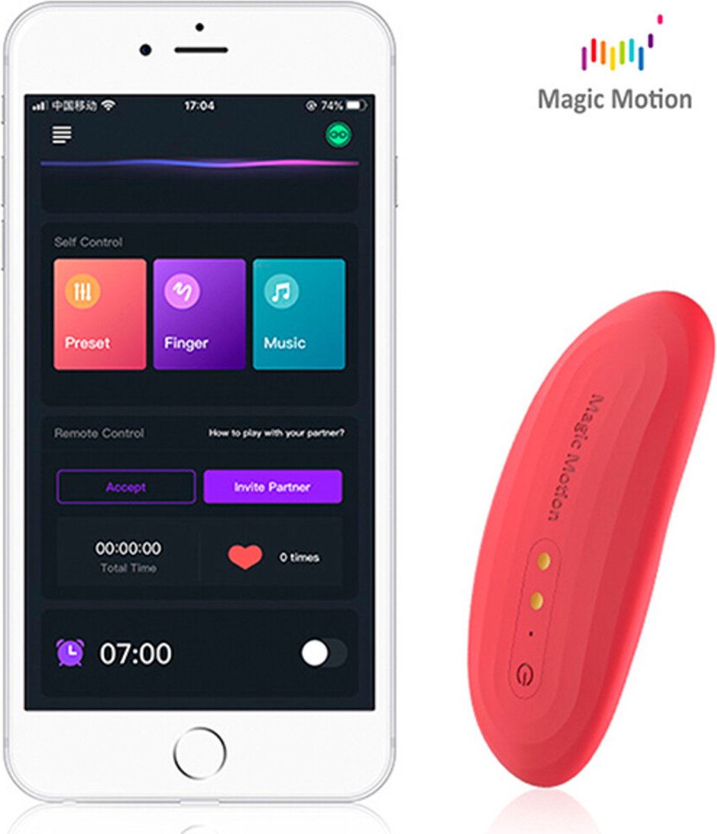 Magic Motion - Nyx Smart Panty Vibrator App Controlled - Rood
