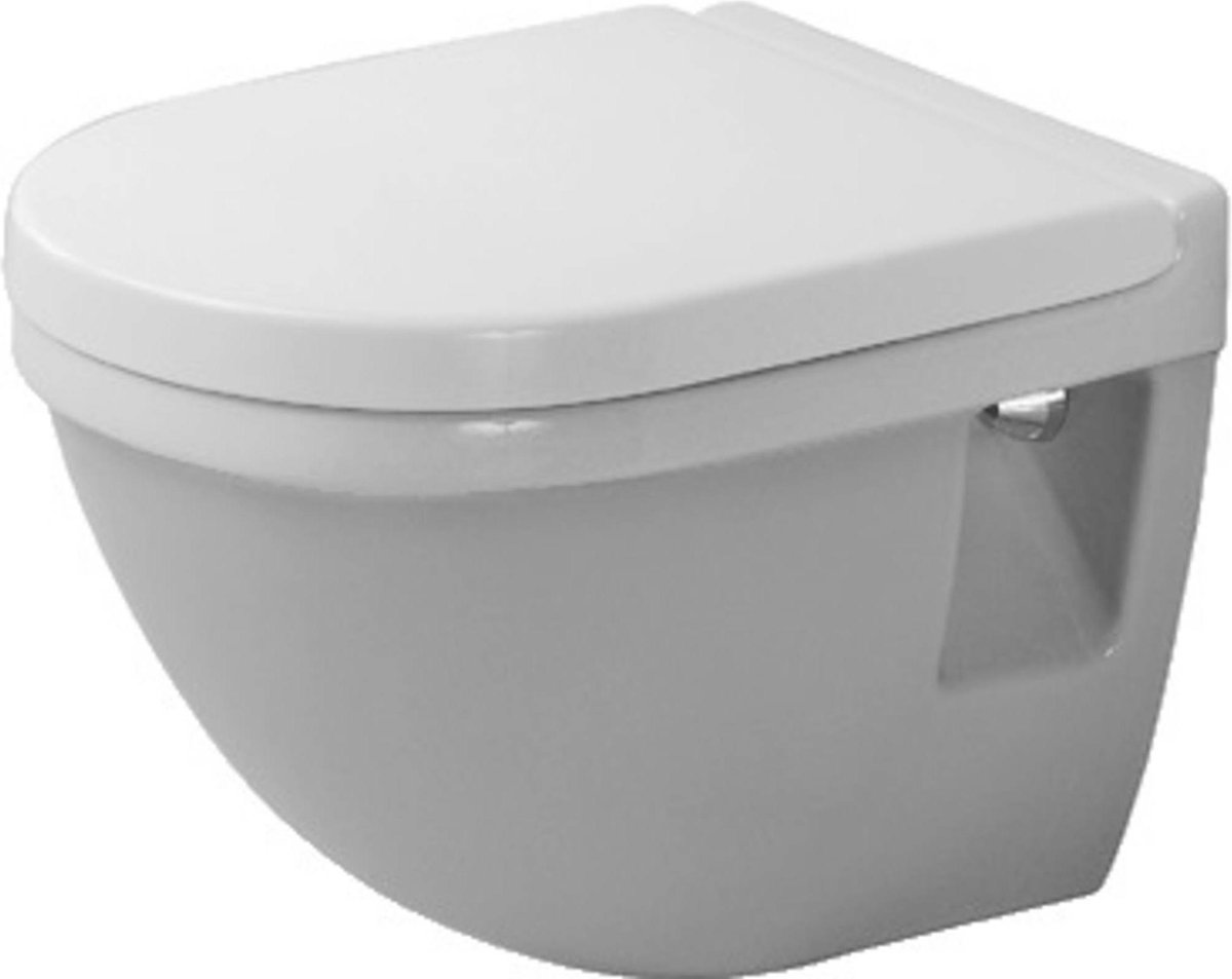 Duravit Starck 3 wandwc diepspoel, 36 x 48 cm, 4,5 L, - Blanco