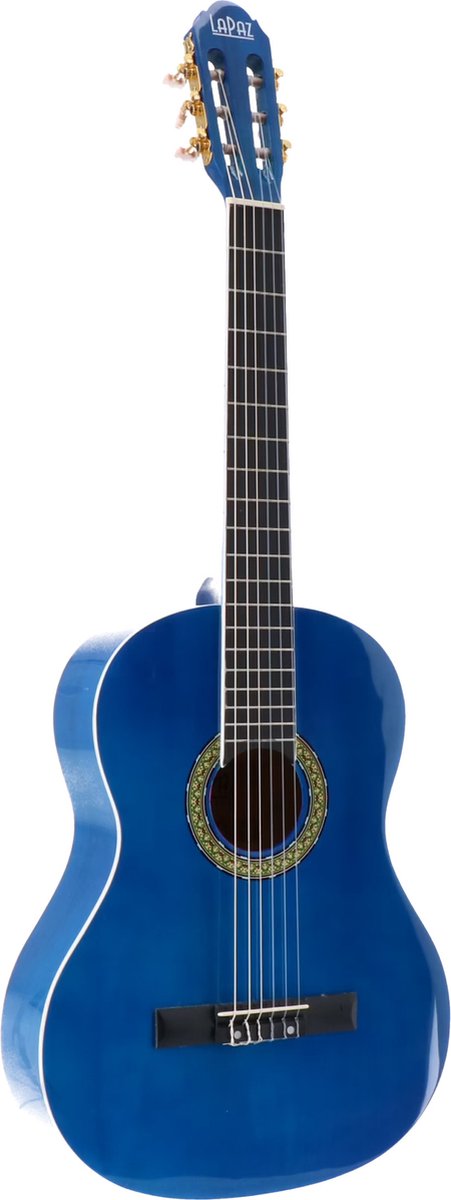 Lapaz 002 BL klassieke gitaar blauw