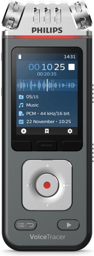 Philips DVT6110 Voice Tracer mobiele audio recorder