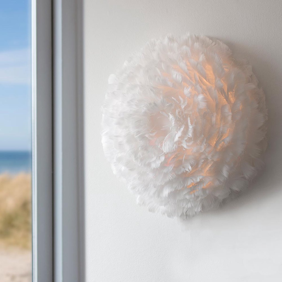 Umage Eos Up Mini Plafondlamp Ø 30 cm - Wit