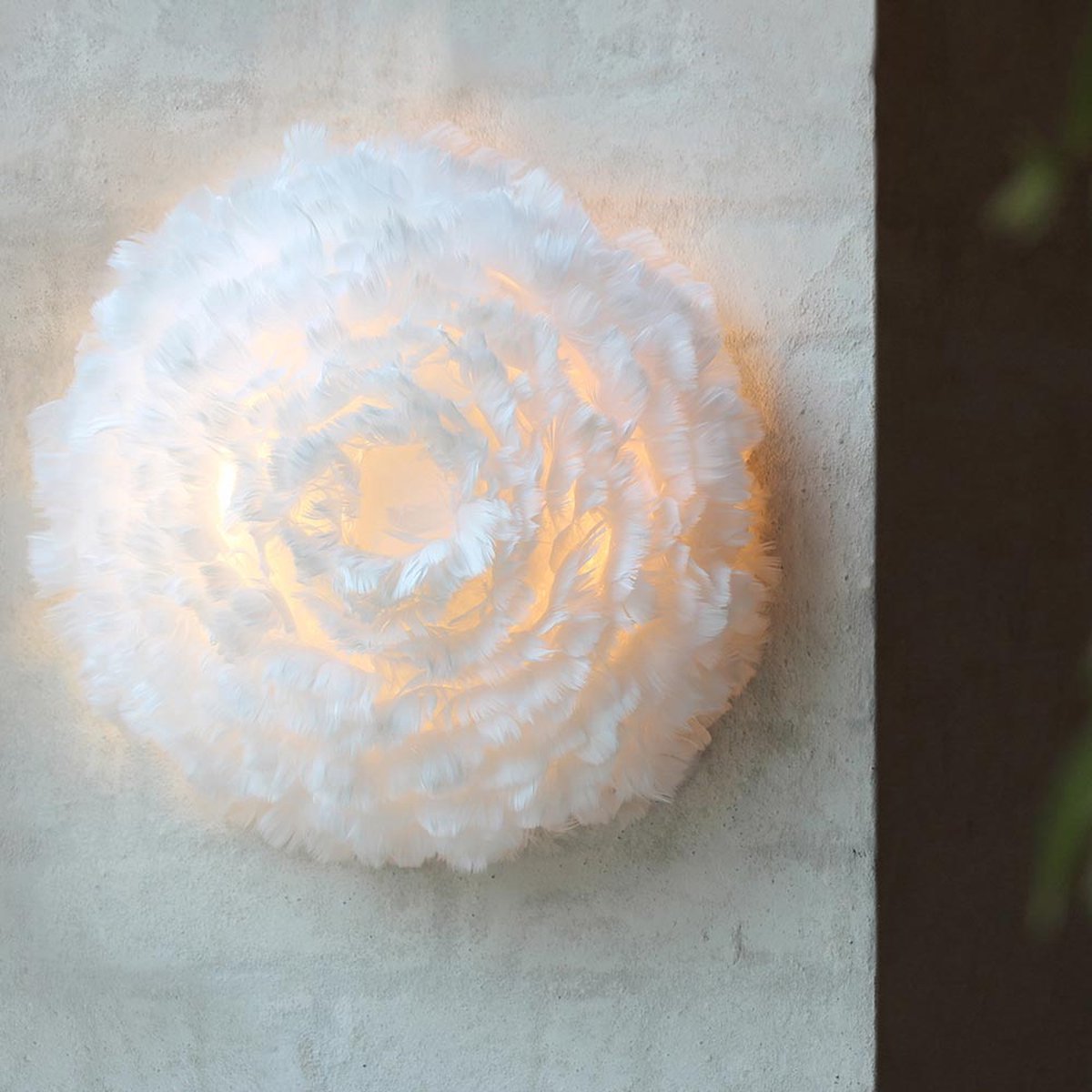 Umage Eos Up Mini Plafondlamp Ø 30 cm - Wit