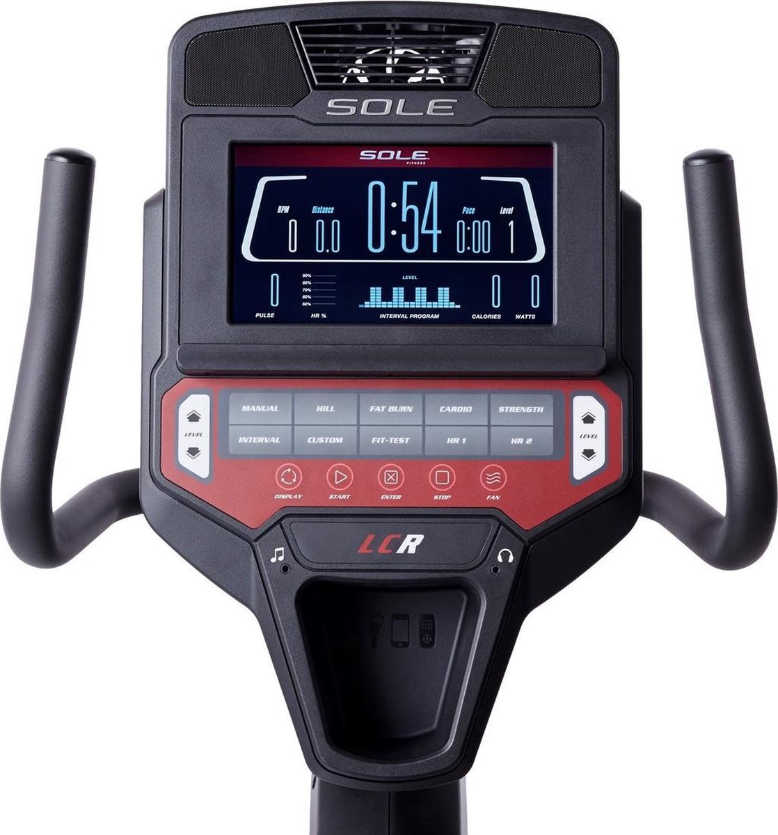 Sole Fitness LCR Ligfiets - Gratis trainingsschema - Zwart