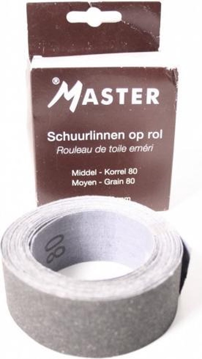 Master Schuurlinnen Middel 80 Op Rol 5 Meter