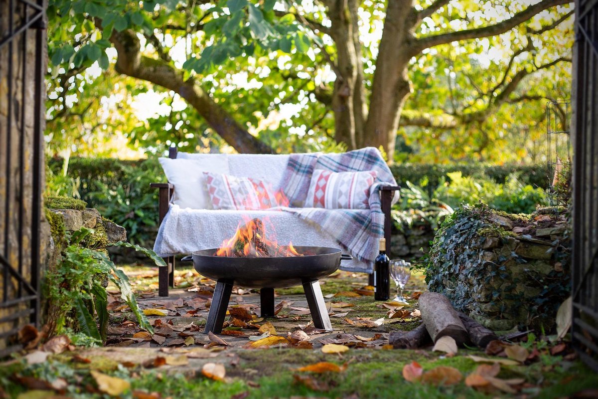 La Hacienda Vuurschaal Pittsburgh Small (Ø 60 Cm) - Zwart