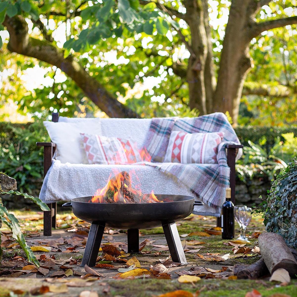La Hacienda Vuurschaal Pittsburgh Small (Ø 60 Cm) - Zwart