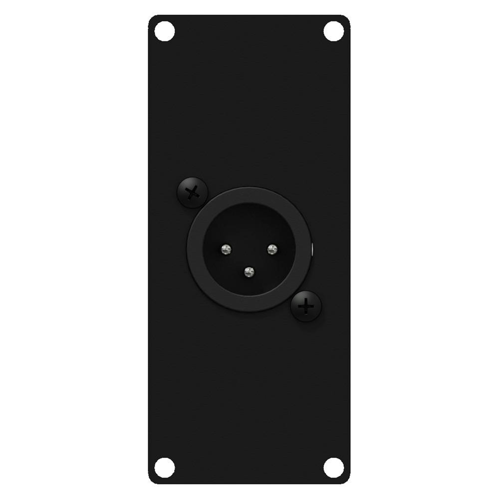 Caymon CASY122/B 3-pin XLR Male module voor CASY-chassis