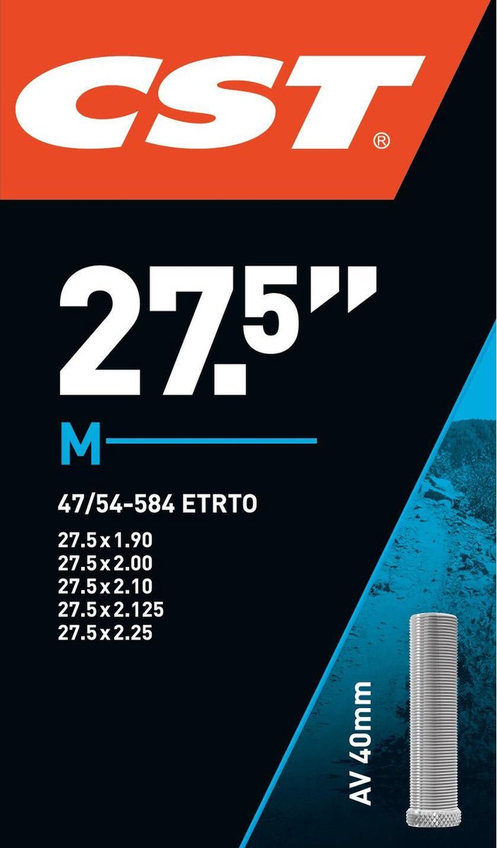 CST Binnenband 27.5 Inch (47/54-584) Av 40 Mm - Zwart