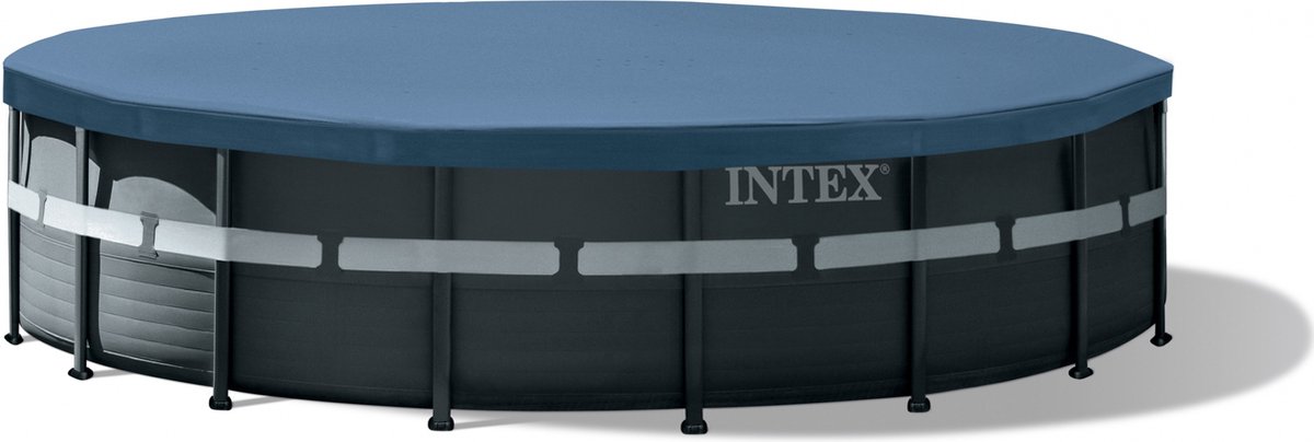 Intex Opzetzwembad Met Accessoires Ultra Xtr Frame 549 X 132 Cm Antraciet