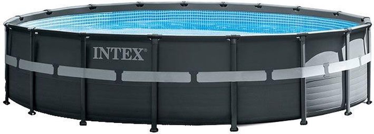 Intex Opzetzwembad Met Accessoires Ultra Xtr Frame 549 X 132 Cm Antraciet