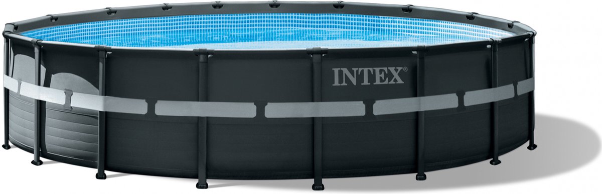 Intex Opzetzwembad Met Accessoires Ultra Xtr Frame 549 X 132 Cm Antraciet