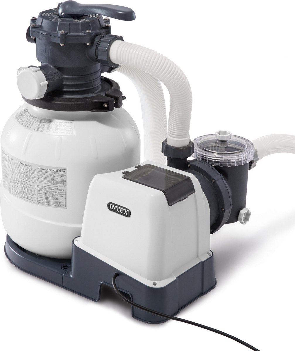 Intex Opzetzwembad Met Accessoires Ultra Xtr Frame 549 X 132 Cm Antraciet