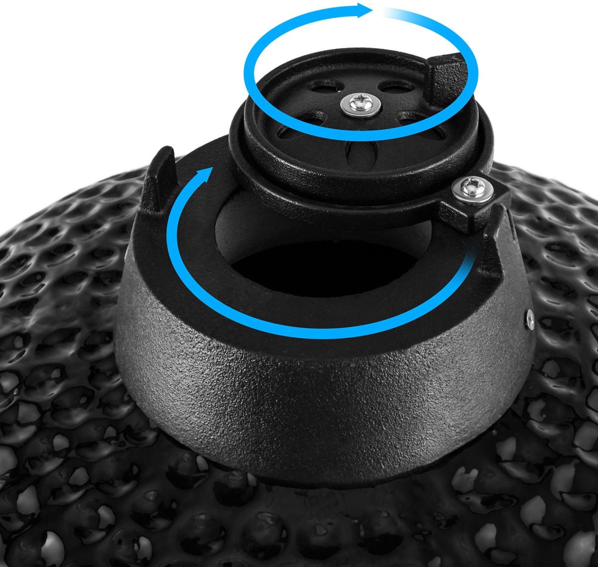 Patton Kamado 21 Inch Premium Black Incl Bluetooth Control - Zwart