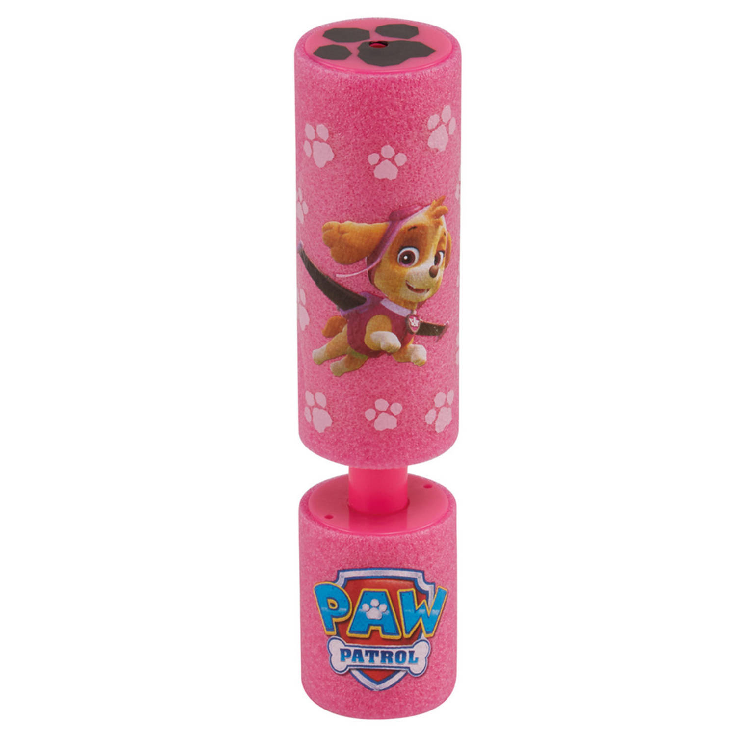 1x Paw Patrol Waterpistool/waterpistolen Van Foam - Skye - 15 Cm - Zomerspeelgoed/buitenspeelgoed - Roze