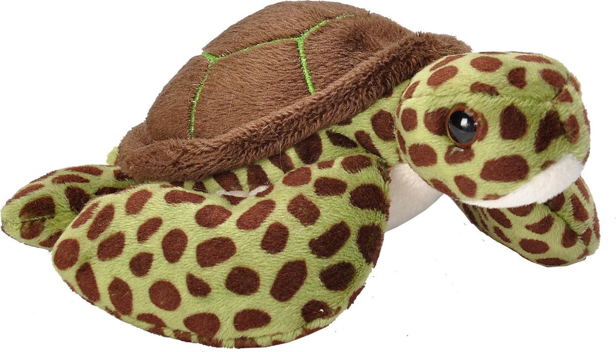 Wild Republic Knuffel Zeeschildpad 13 Cm Pluche/ - Bruin