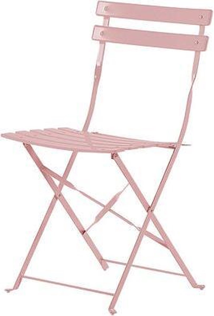 Beliani Fiori Balkonset Staal 60 X 41 Cm - Roze