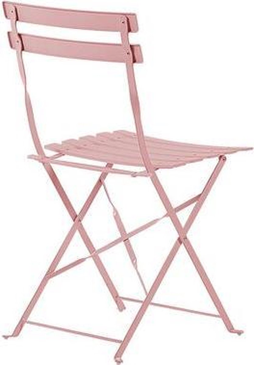 Beliani Fiori Balkonset Staal 60 X 41 Cm - Roze