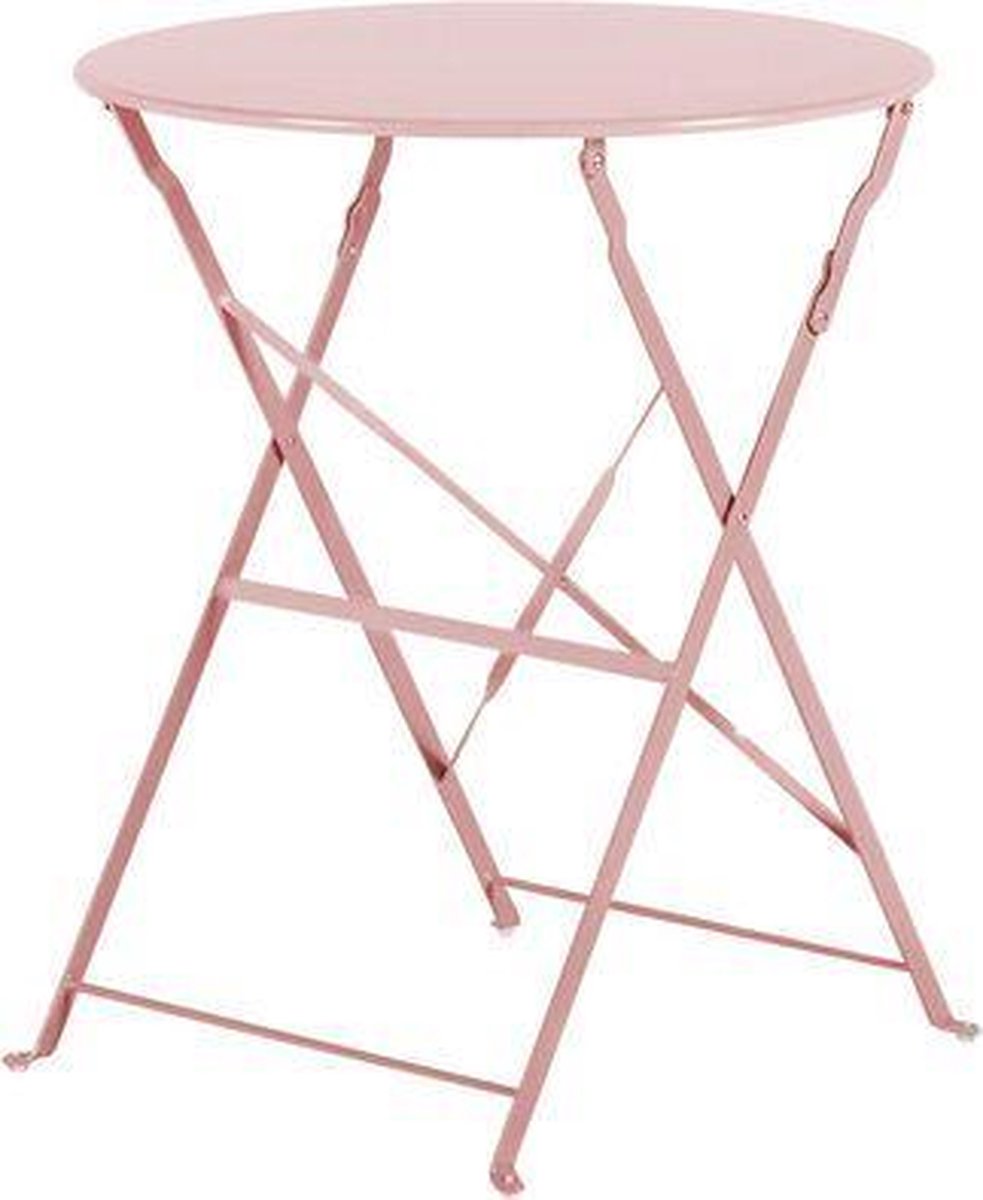 Beliani Fiori Balkonset Staal 60 X 41 Cm - Roze