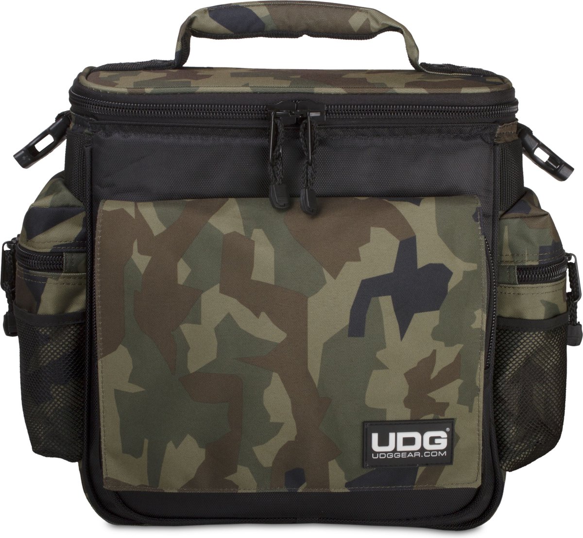 UDG Ultimate Slingbag platentas zwart met camouflageprint