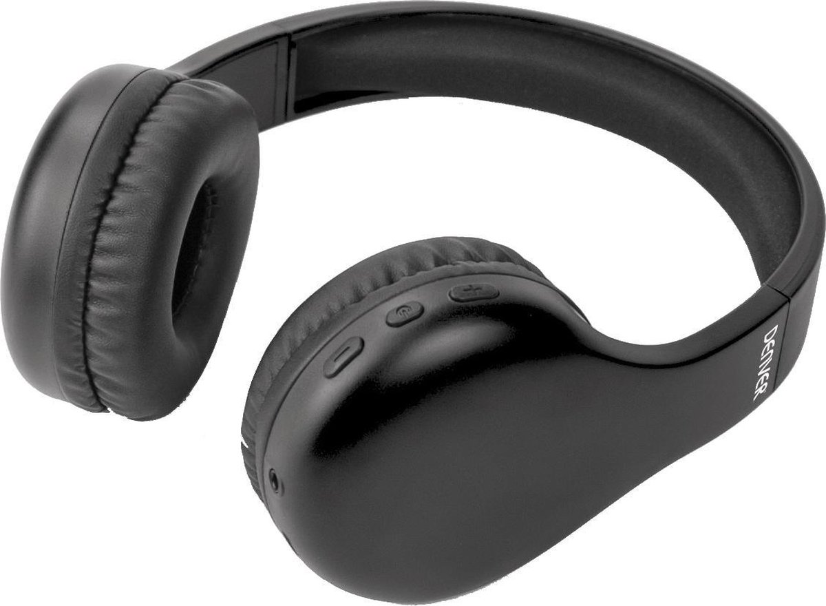Denver BTH-240BLACK Draadloze Bluetooth Koptelefoon - - Zwart