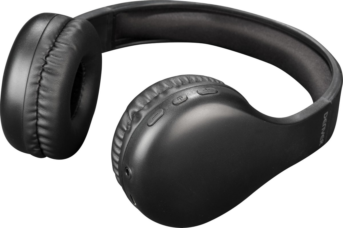 Denver BTH-240BLACK Draadloze Bluetooth Koptelefoon - - Zwart