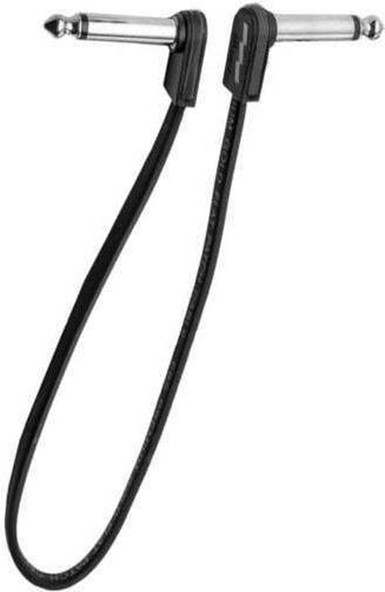 EBS PCF-DL28 Deluxe Flat patchkabel mono-jack haaks 28 cm