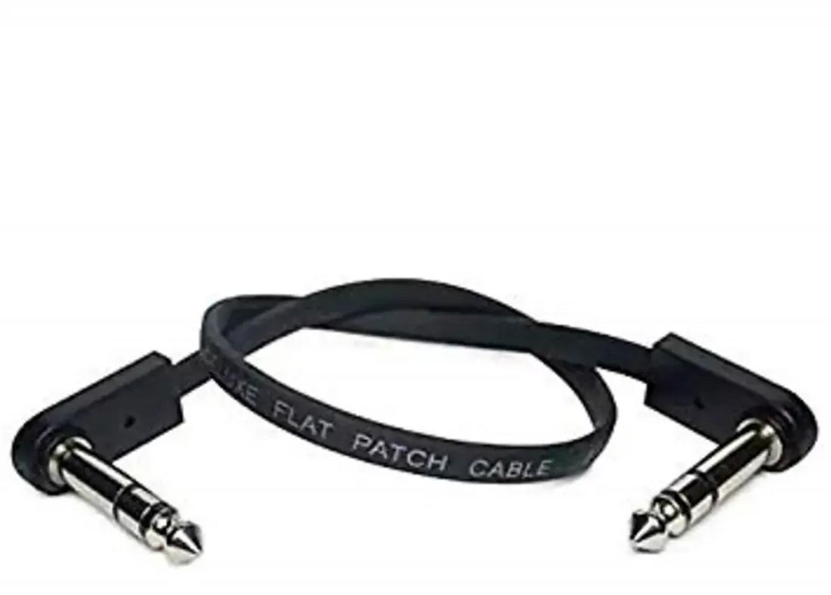 EBS PCF-DLS58 Deluxe Flat patchkabel stereo-jack haaks 58 cm