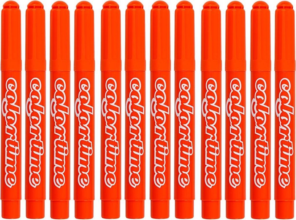 Colortime Stiften Lijndikte 5 Mm 12 Stuks - Oranje