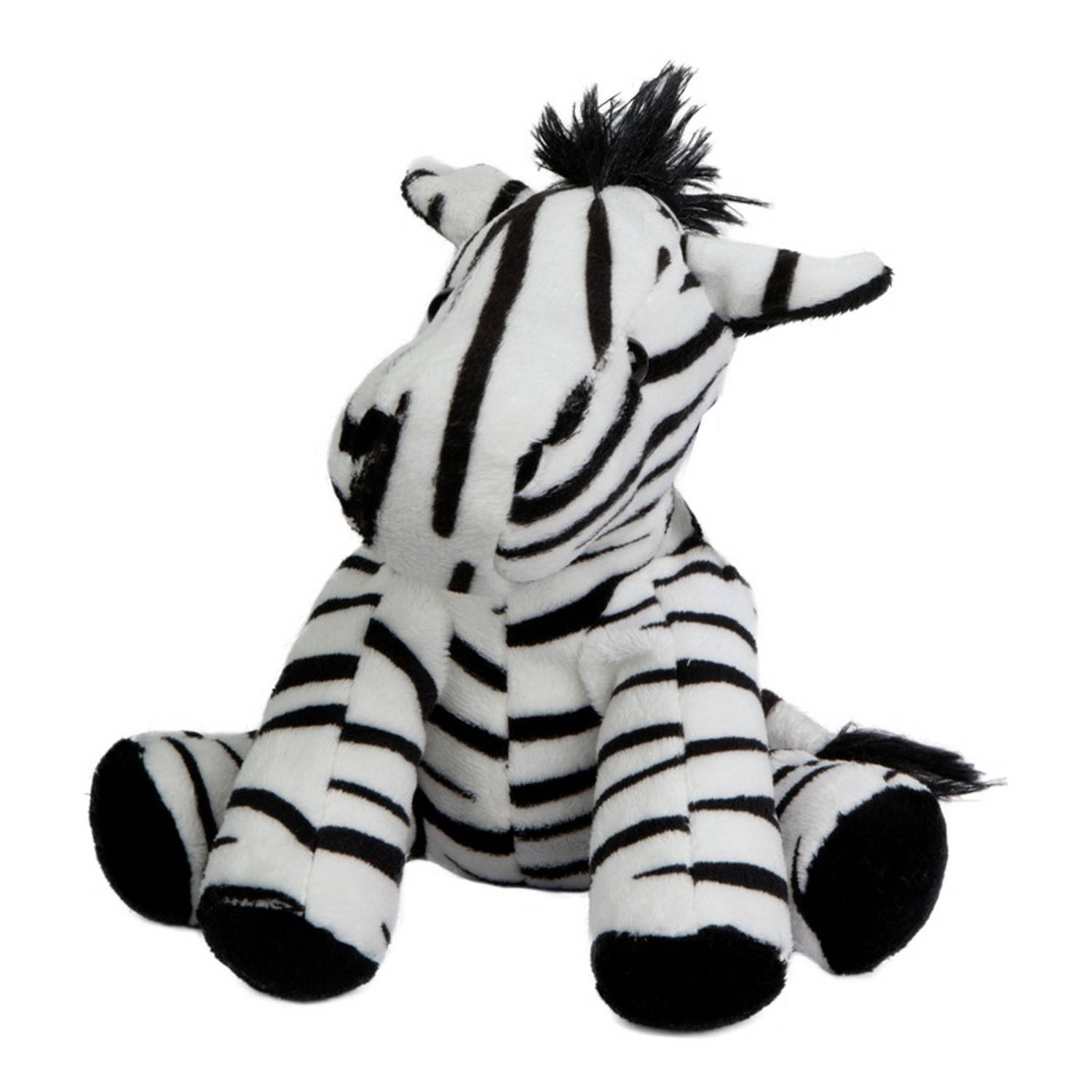 Pluche Zebra Knuffel - 19 Cm - Knuffeldier