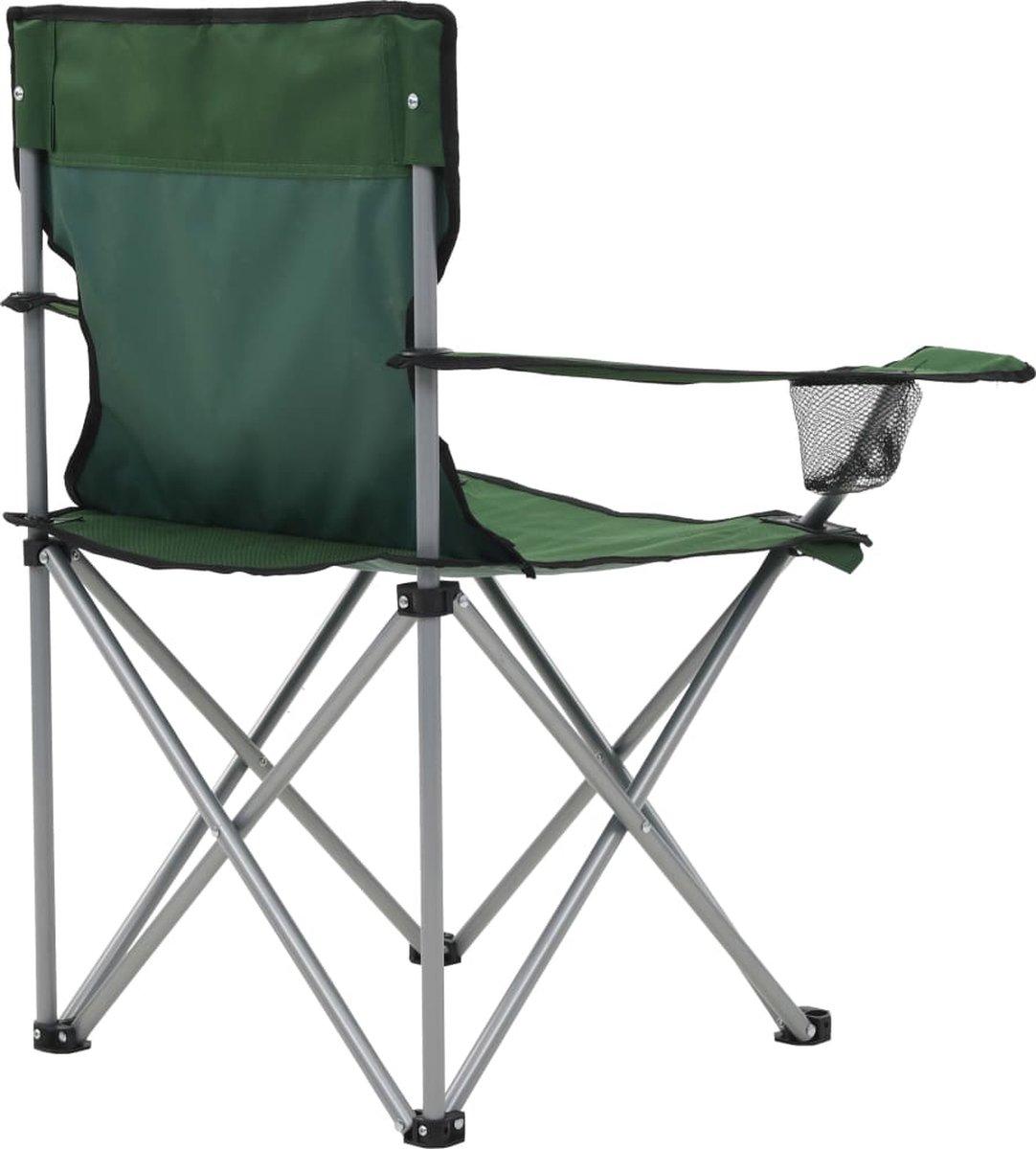 Vidaxl Campingtafel En -Stoelenset 3-delig - Groen