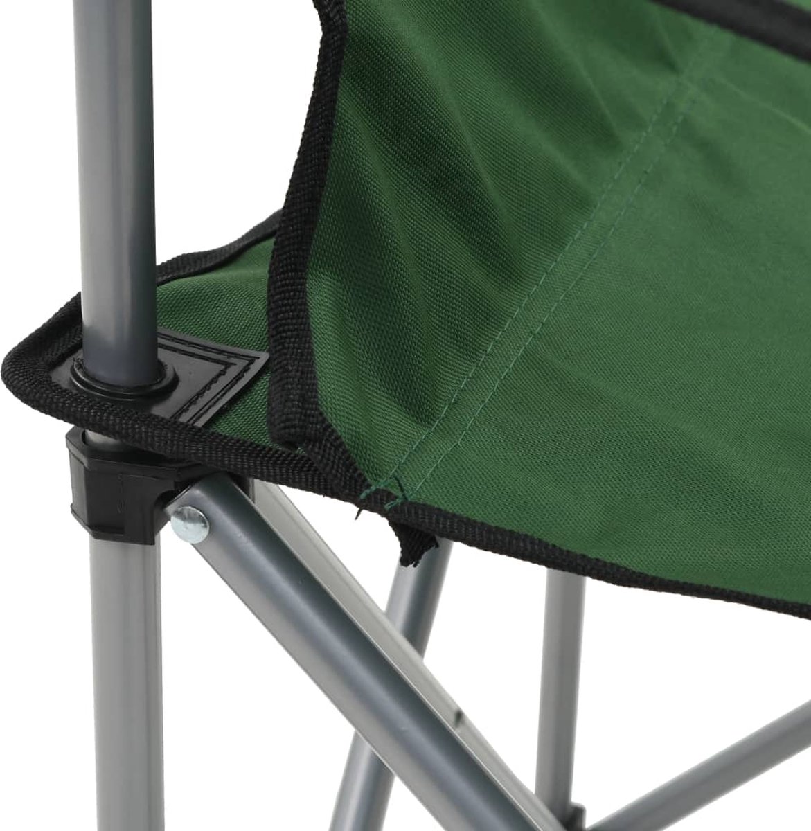 Vidaxl Campingtafel En -Stoelenset 3-delig - Groen