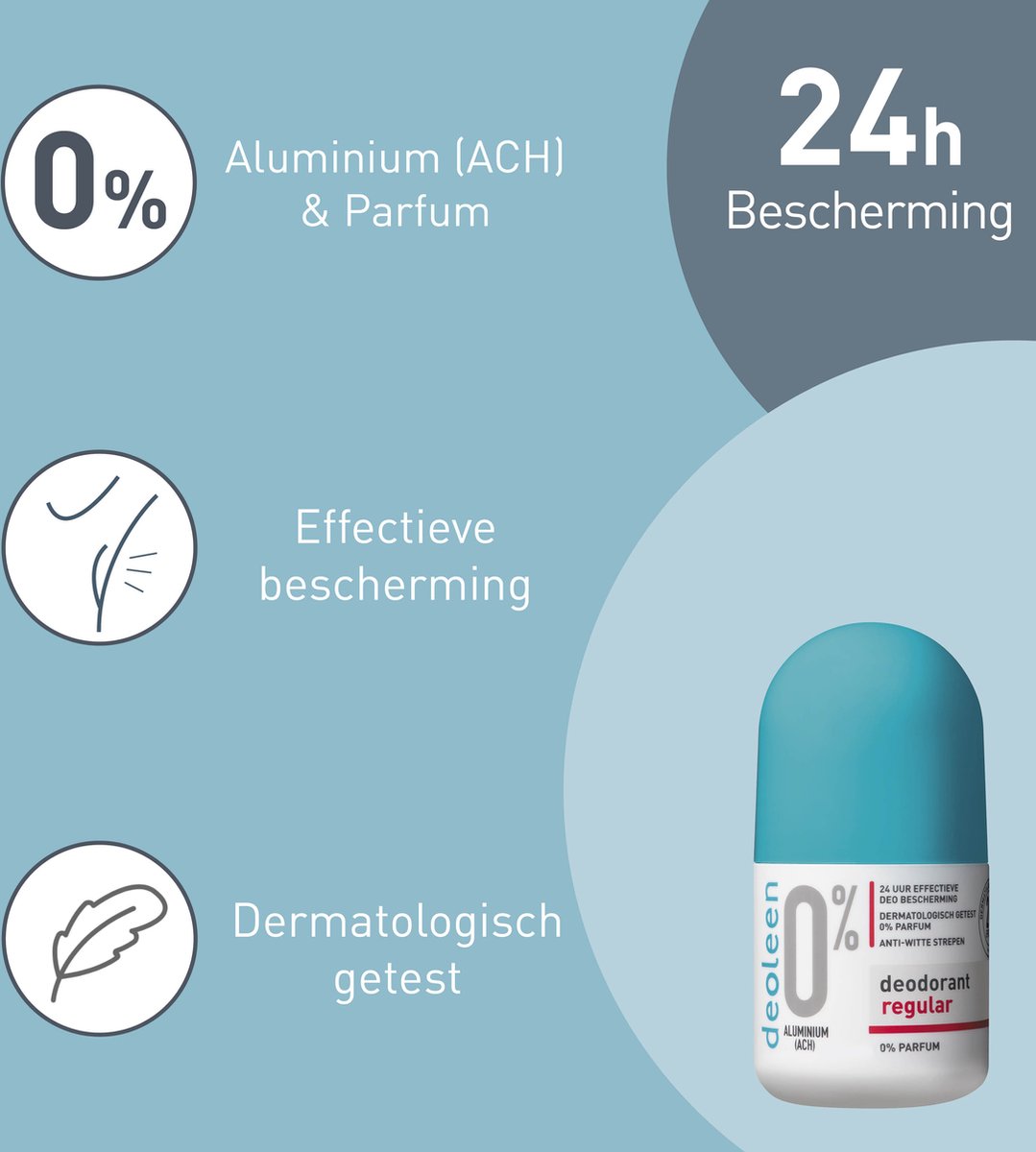 Deoleen Deodorant Roller Regular 0 50ml