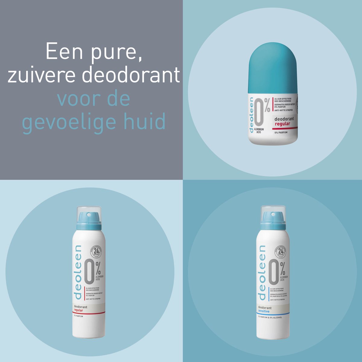 Deoleen Deodorant Roller Regular 0 50ml