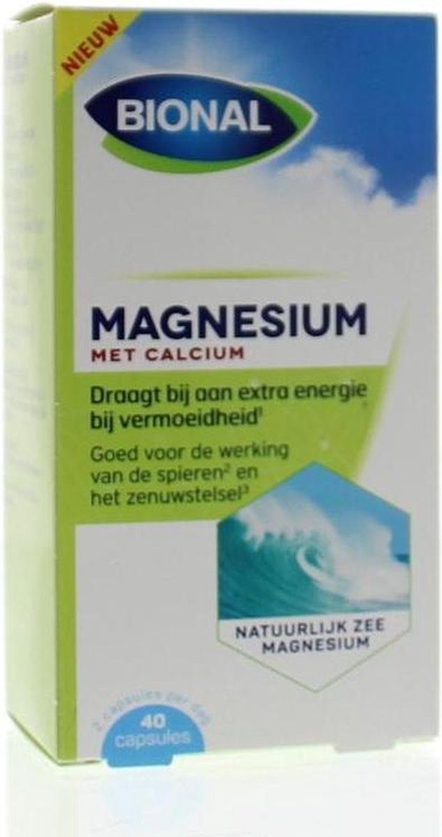 Bional Natuurlijke Zee Magnesium Met Calcium Capsules