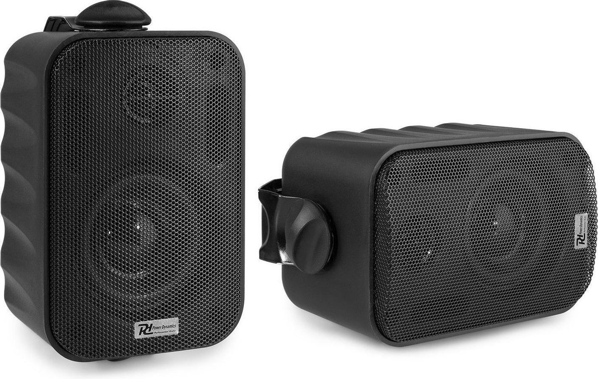 Power Dynamics BGO 30 in/outdoor passieve speaker set zwart
