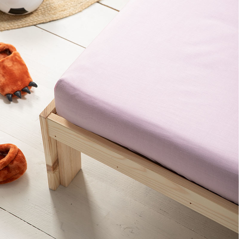 Katoenen Hoeslaken Kids - Junior - 70 x 140/150 - Roze