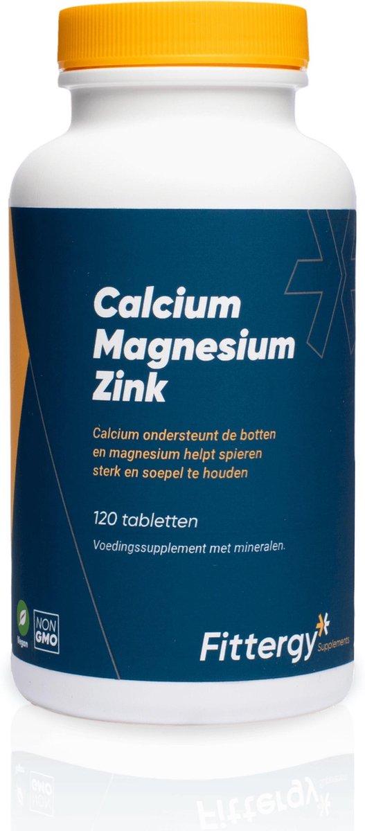 Fittergy Calcium magnesium zink 120 tabletten