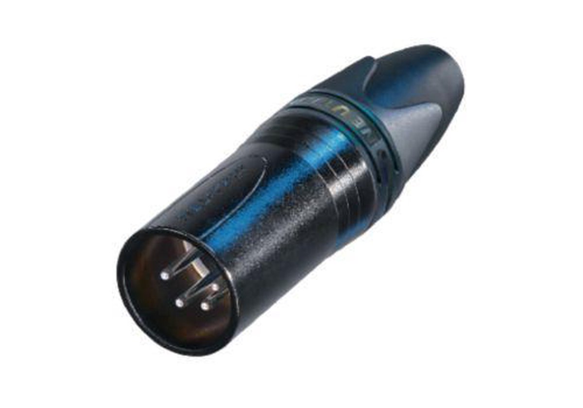Neutrik NC4MXX-BAG XLR kabeldeel 4p male zwart