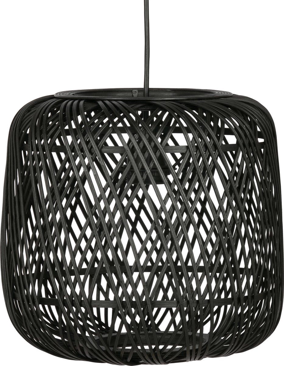 Woood Moza Hanglamp - - Zwart