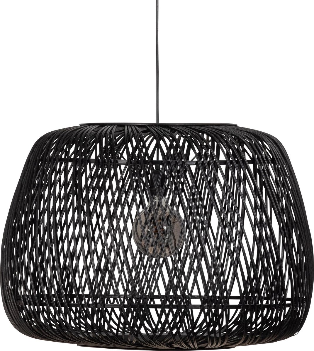 Woood Moza Hanglamp - - Zwart